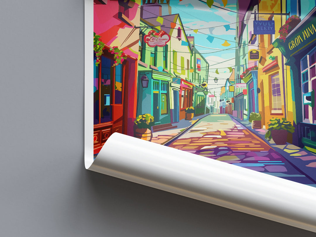 Galway Print Galway Home Decor Galway Square Art Print Galway Wall Art for Ireland Enthusiast Gift Wall Hanging Galway Ireland Wall Décor