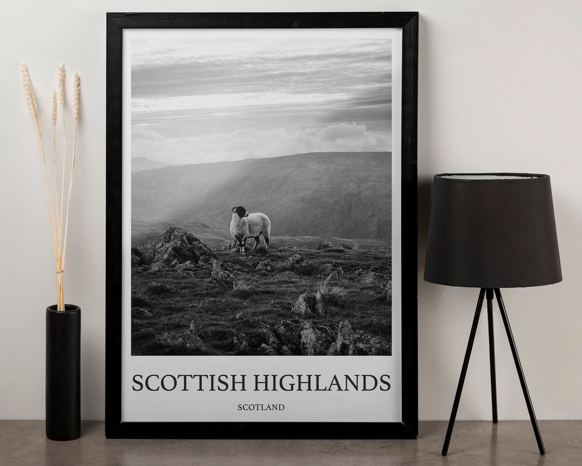 Scottish Highlands Photo Print of Scottish Highlands Travel Photo Hanging Decor Photo Travel Art Gift For Travel Artwork Wall Art Framed