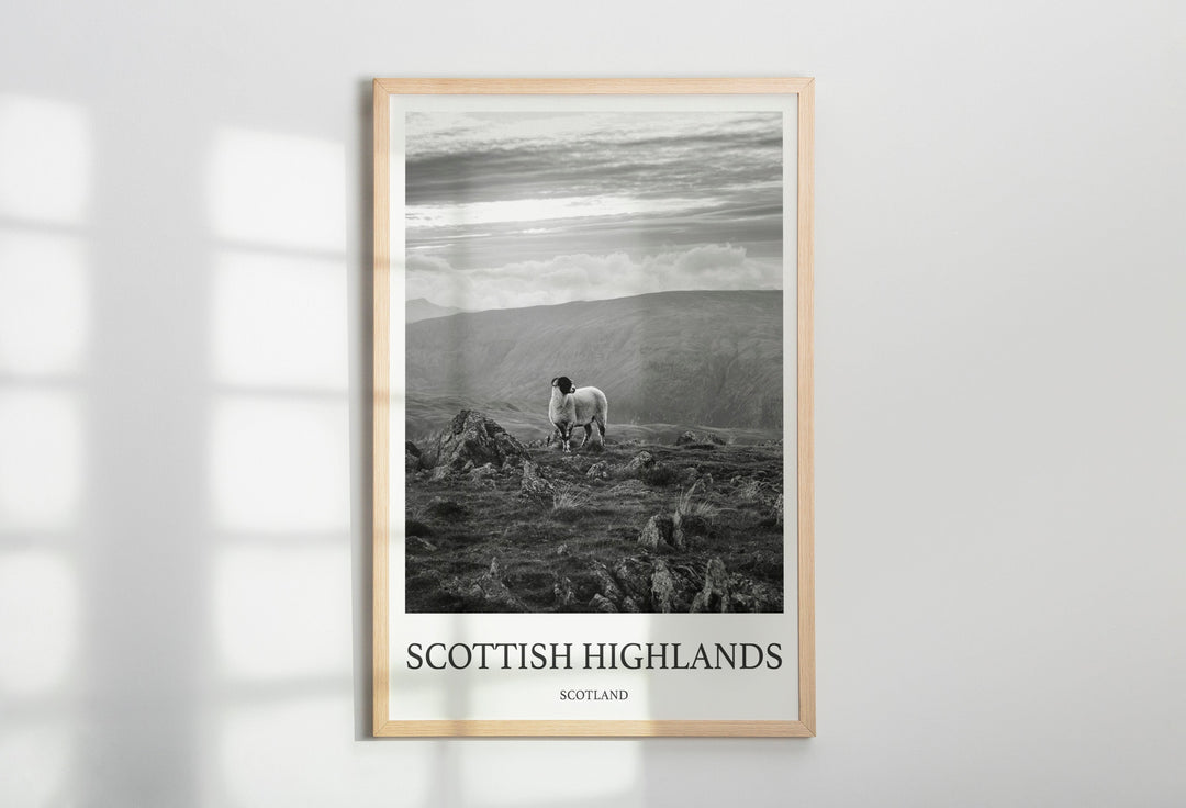 Scottish Highlands Photo Print of Scottish Highlands Travel Photo Hanging Decor Photo Travel Art Gift For Travel Artwork Wall Art Framed