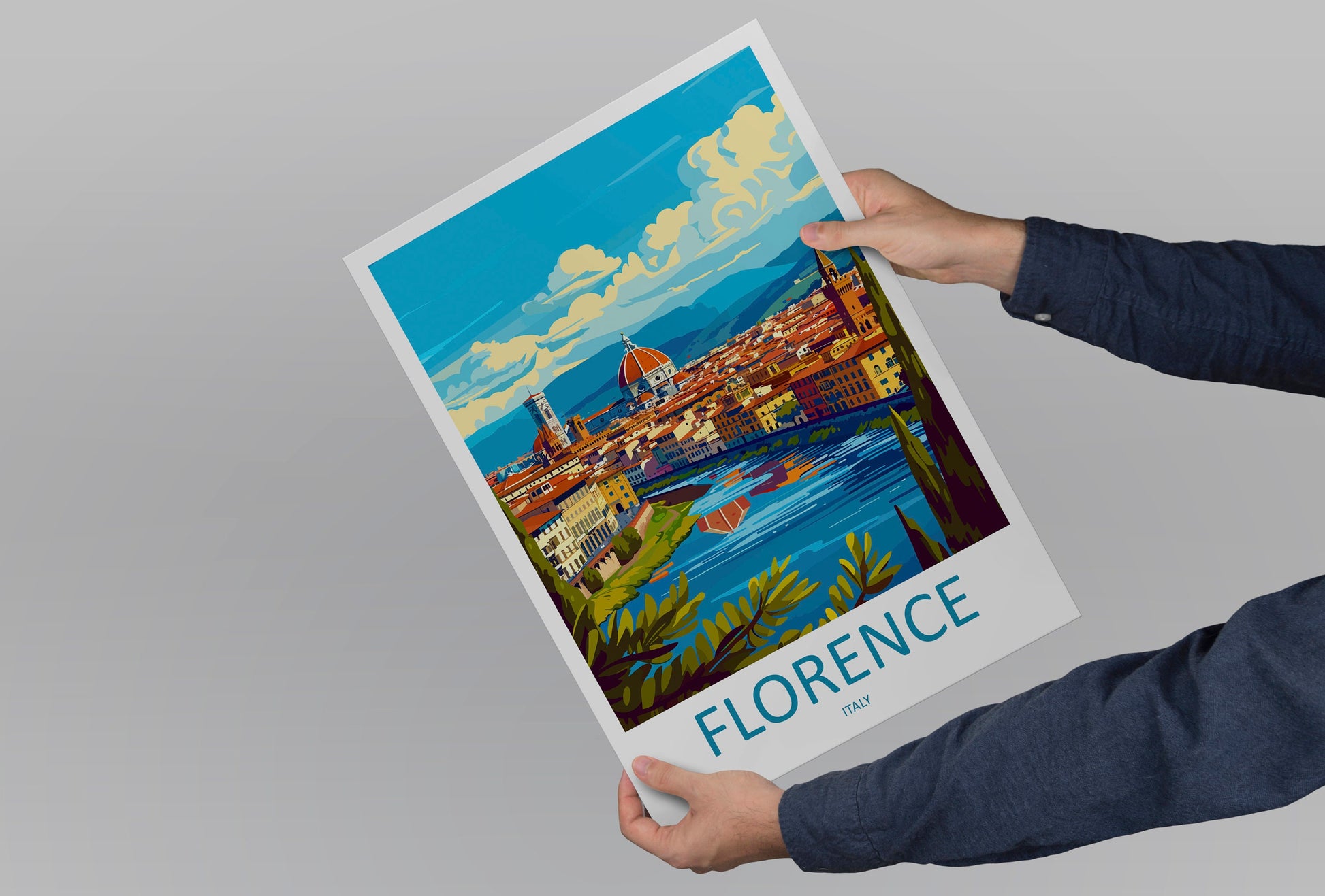 Florence Travel Print Wall Art Florence Italy Wall Hanging Home Decoration Florence Gift Art Lovers Wall Art Print Florence Italy Wall Print