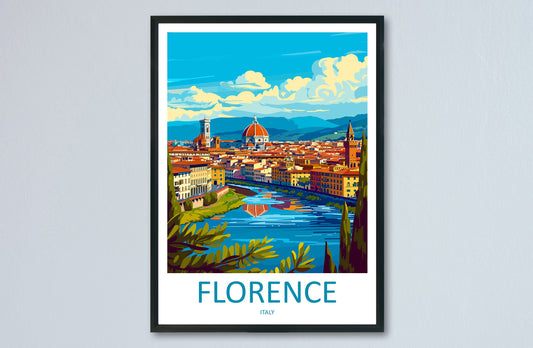 Florence Travel Print Wall Art Florence Italy Wall Hanging Home Decoration Florence Gift Art Lovers Wall Art Print Florence Italy Wall Print