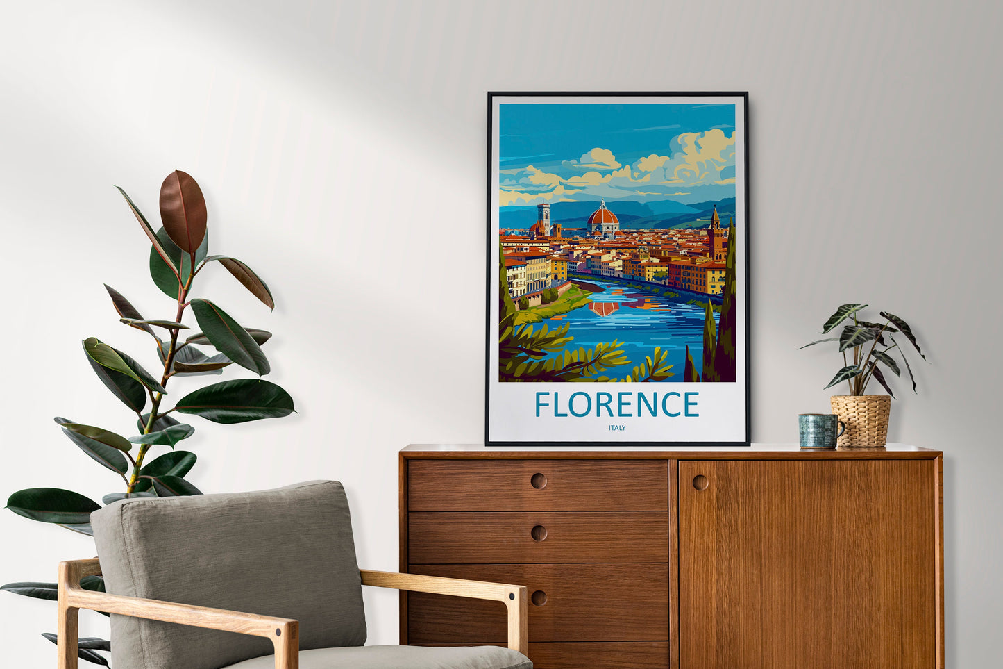Florence Travel Print Wall Art Florence Italy Wall Hanging Home Decoration Florence Gift Art Lovers Wall Art Print Florence Italy Wall Print