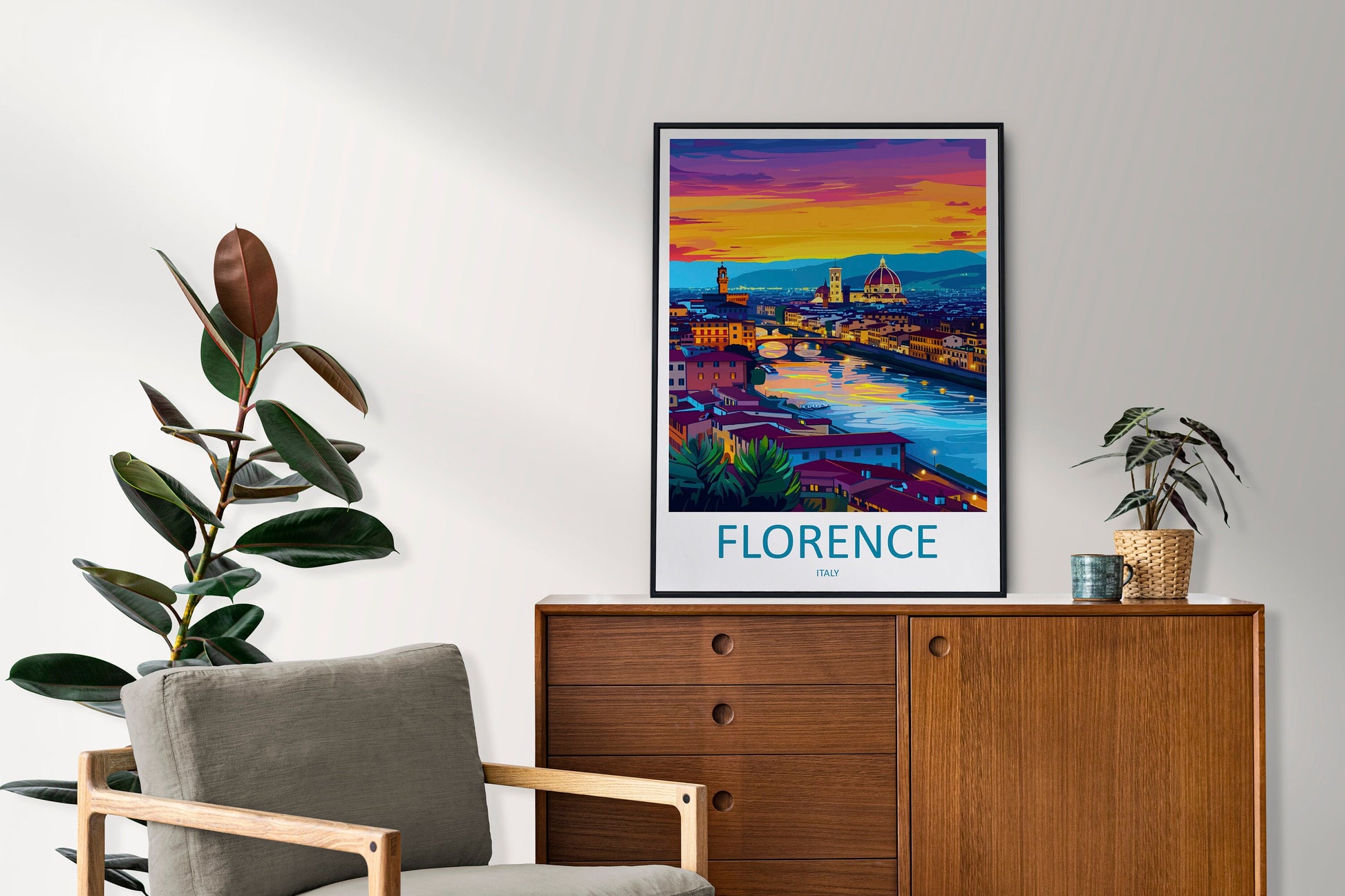 Florence Travel Print Wall Art Florence Italy Wall Hanging Home Decoration Florence Gift Art Lovers Wall Art Print Florence Italy Wall Print