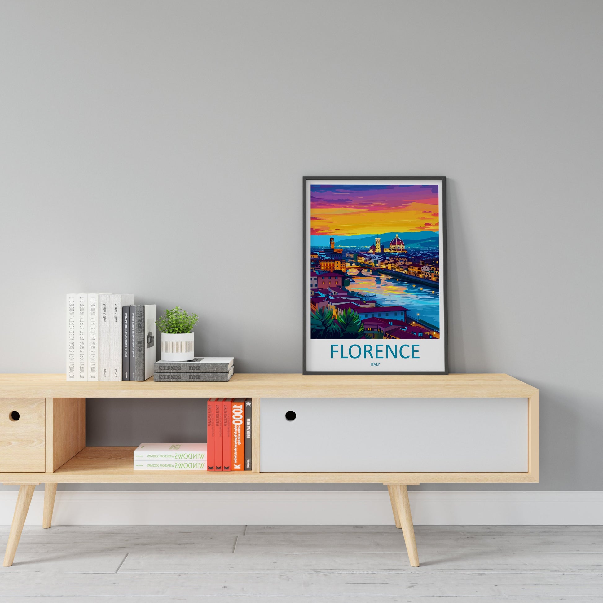 Florence Travel Print Wall Art Florence Italy Wall Hanging Home Decoration Florence Gift Art Lovers Wall Art Print Florence Italy Wall Print