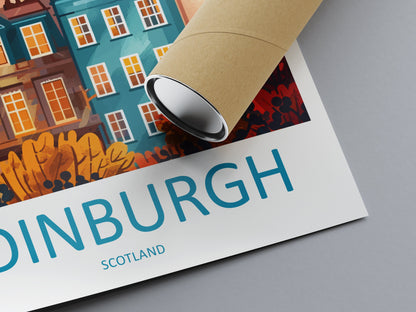 Edinburgh Cityscape Print Edinburgh Home Decor European City Art Print Edinburgh Wall Art Scotland Enthusiast Gift Wall Hanging Edinburgh