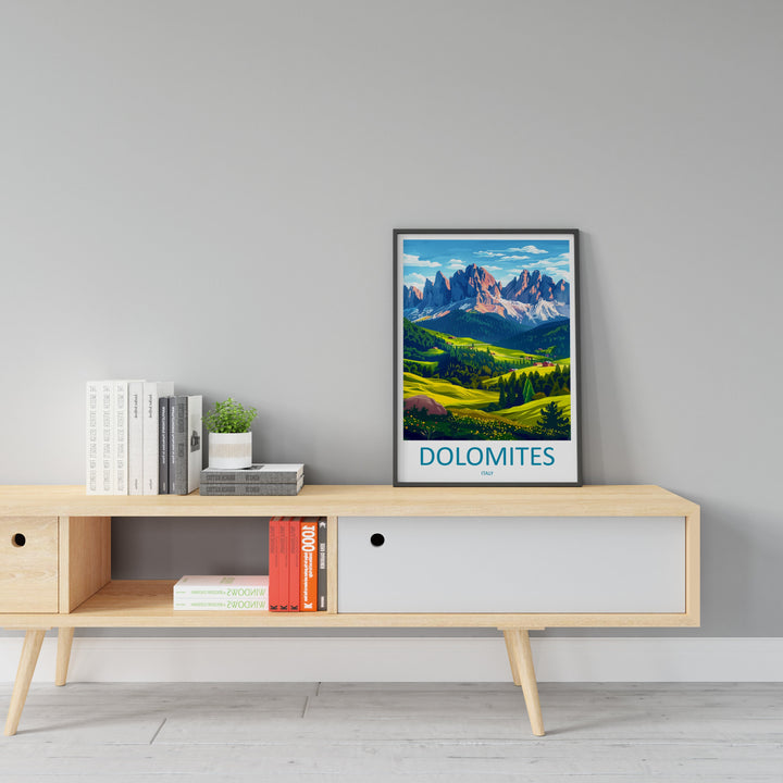 Dolomites Travel Print Dolomites Home Décor Dolomitic Alps Art Print Dolomite Mountains Room Print For Italian Mountains Gift Art Poster Art
