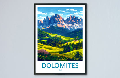 Dolomites Travel Print Dolomites Home Décor Dolomitic Alps Art Print Dolomite Mountains Room Print For Italian Mountains Gift Art Poster Art