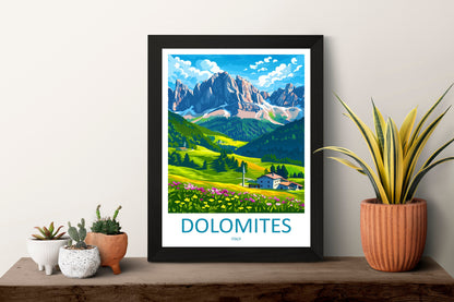 Dolomites Travel Print Dolomites Home Décor Dolomitic Alps Art Print Dolomite Mountains Room Print For Italian Mountains Gift Art Poster Art