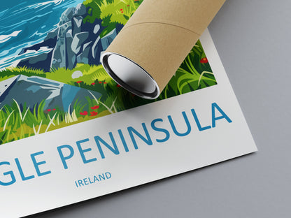 Dingle Peninsula Print Dingle Peninsula Home Decor Landscape Art Print Dingle Peninsula Wall Art for Ireland Enthusiast Gift Wall Hanging