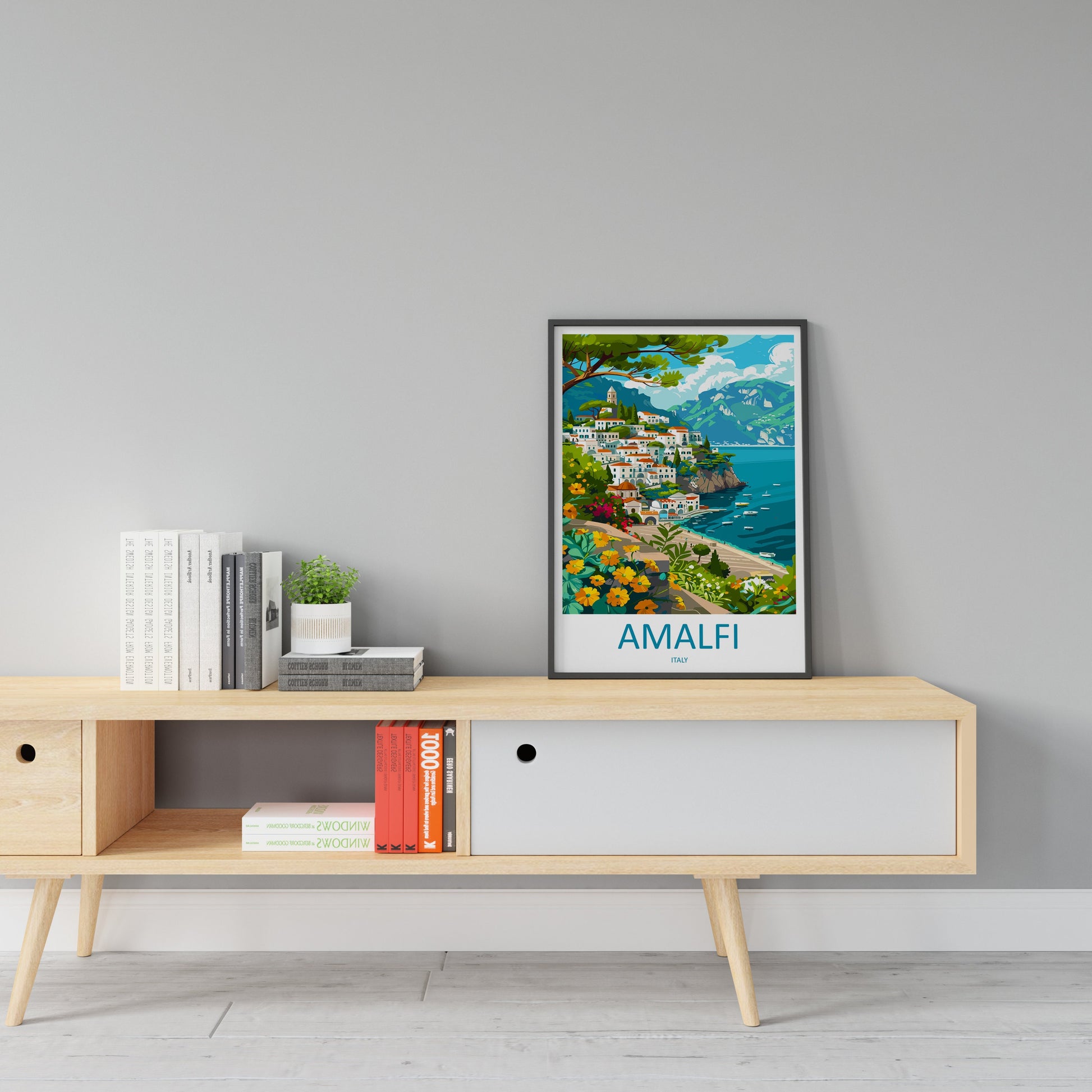 Amalfi Travel Print Wall Art Amalfi Italy Wall Hanging Home Decoration Amalfi Gift Art Lovers Wall Art Print Amalfi Italy Art Amalfi Art