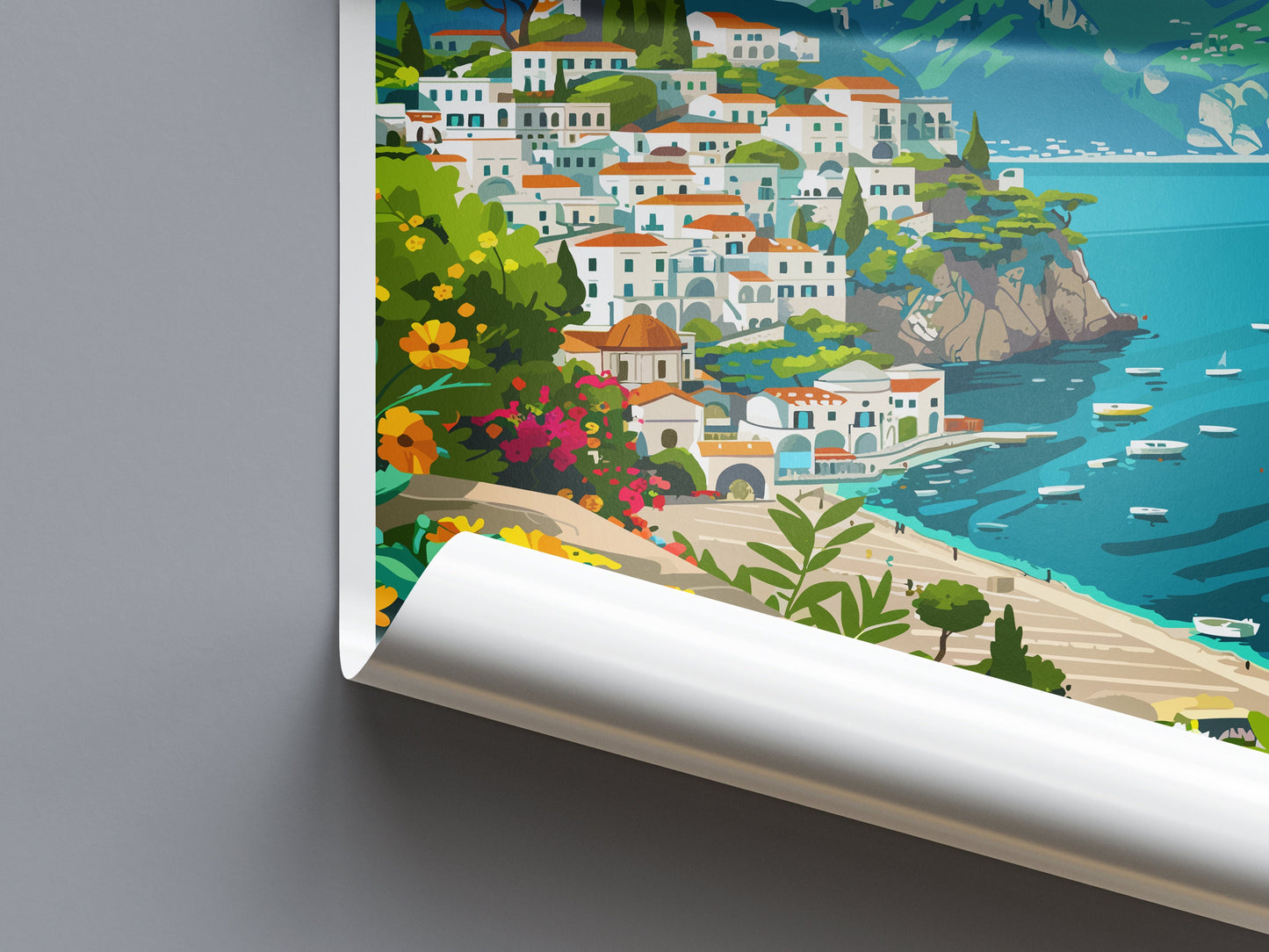 Amalfi Travel Print Wall Art Amalfi Italy Wall Hanging Home Decoration Amalfi Gift Art Lovers Wall Art Print Amalfi Italy Art Amalfi Art