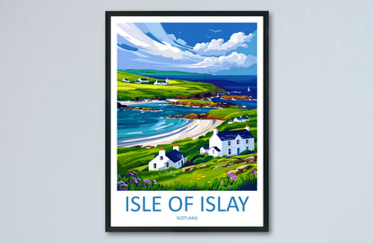 Isle Of Islay Travel Print Wall Art Isle Of Islay Wall Hanging Home Décor Isle Of Islay Gift Art Lovers Scotland Art Lover Gift Isle Poster