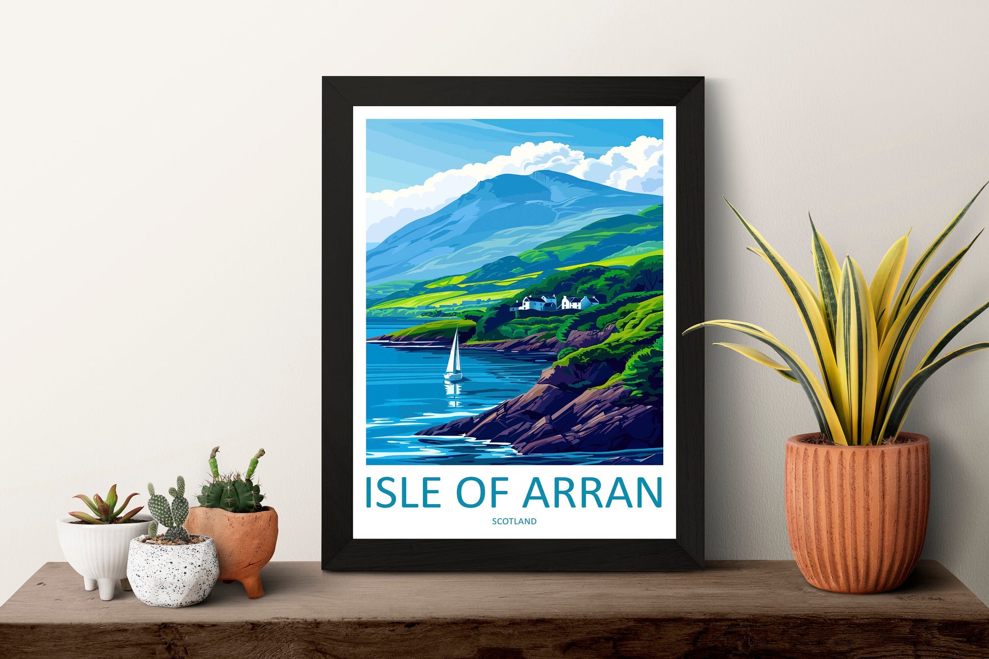 Isle Of Arran Travel Print Wall Art Isle Of Arran Wall Hanging Home Décor Isle Of Arran Gift Art Lovers Scotland Art Lover Gift Isle Poster
