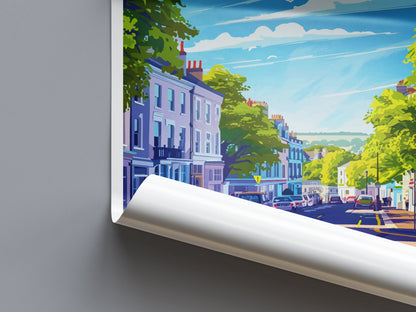 Cheltenham Travel Print Wall Art Cheltenham Wall Hanging Home Décor Cheltenham Gift Art Lovers England Art Lover Gift Cheltenham Art