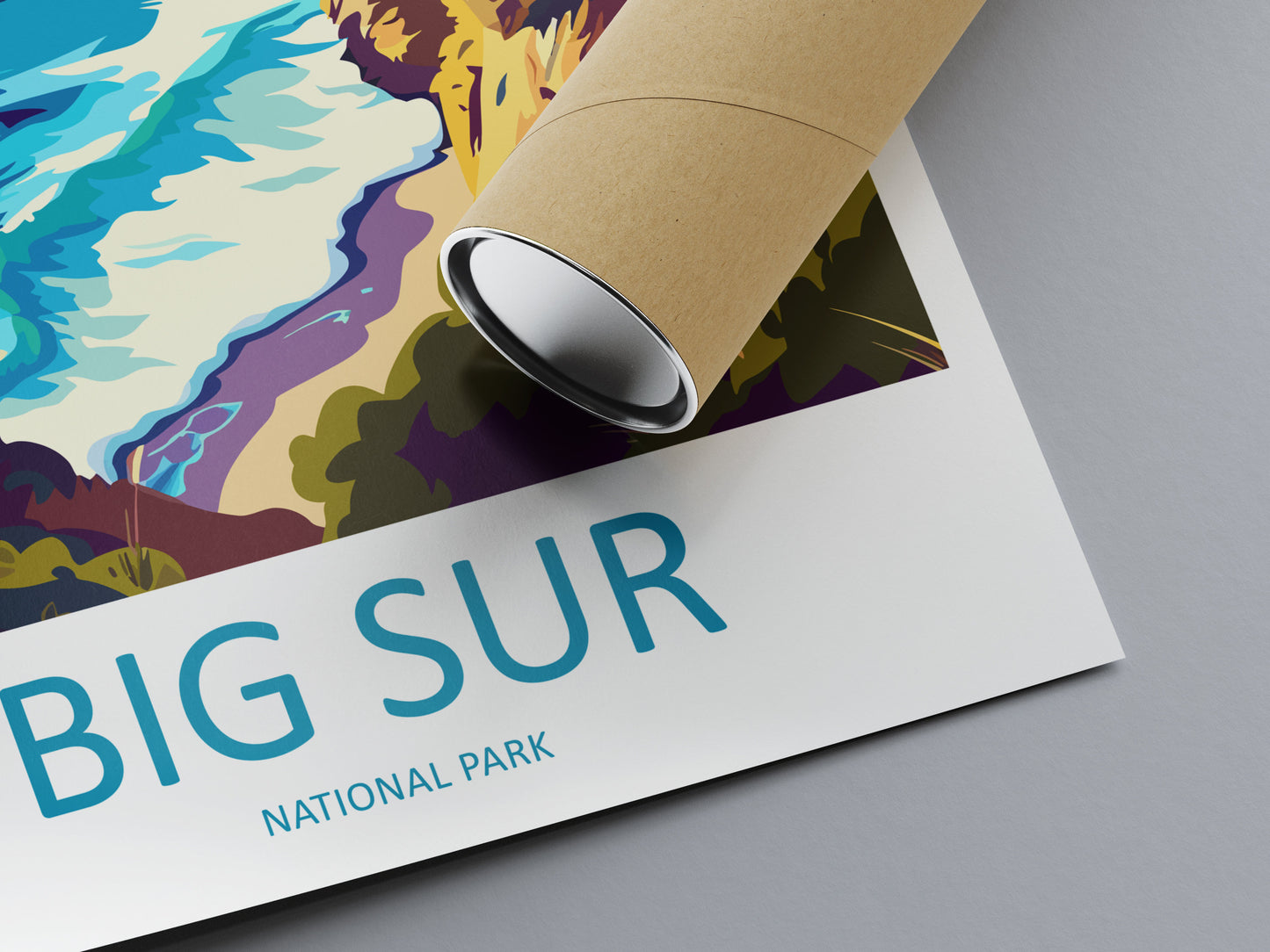 Big Sur National Park Travel Print Wall Art Big Sur Wall Hanging Home Décor Big Sur Gift Art Lovers California Lover Gift Big Sur Poster