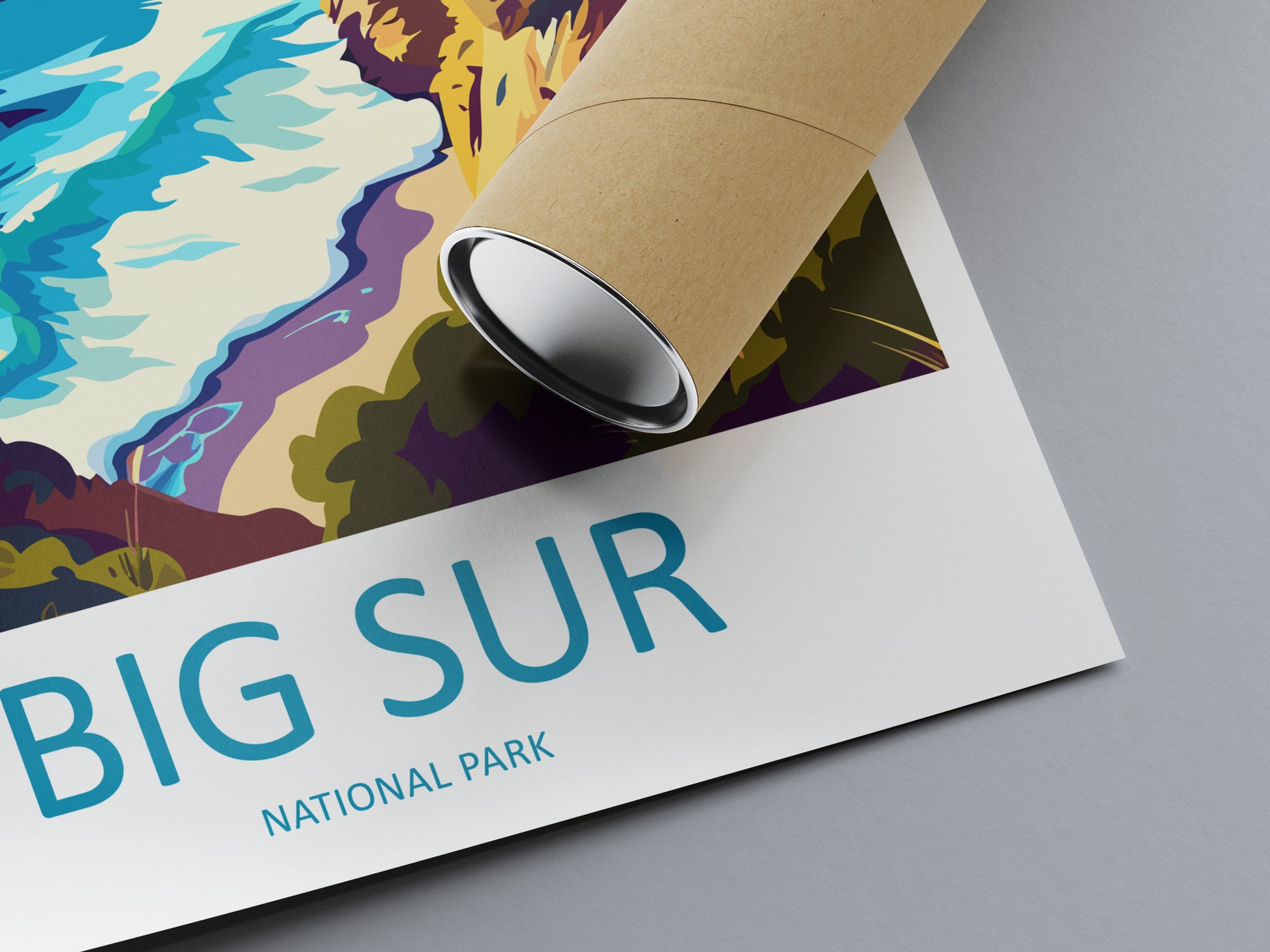 Big Sur National Park Travel Print Wall Art Big Sur Wall Hanging Home Décor Big Sur Gift Art Lovers California Lover Gift Big Sur Poster