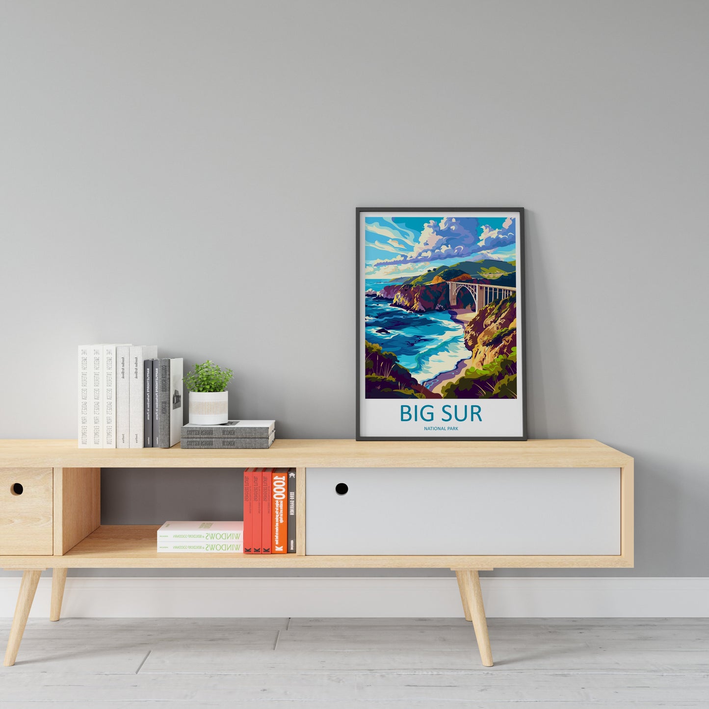 Big Sur National Park Travel Print Wall Art Big Sur Wall Hanging Home Décor Big Sur Gift Art Lovers California Lover Gift Big Sur Poster