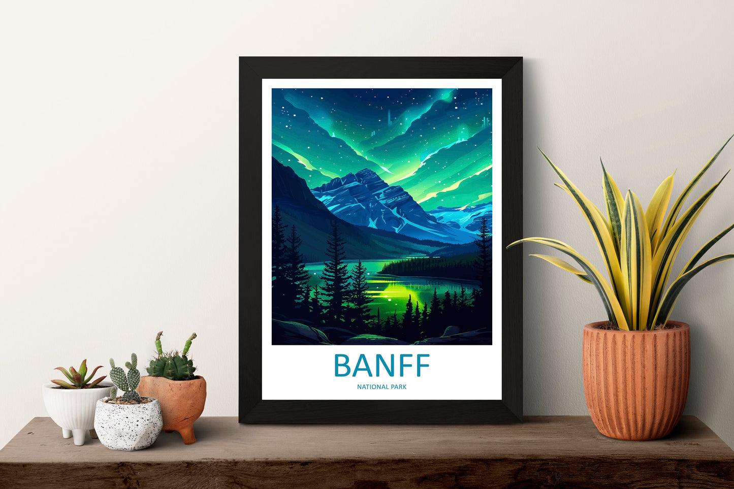 Banff National Park Travel Print Wall Art Banff Wall Hanging Home Décor Banff Gift Art Lovers Canada Art Lover Gift