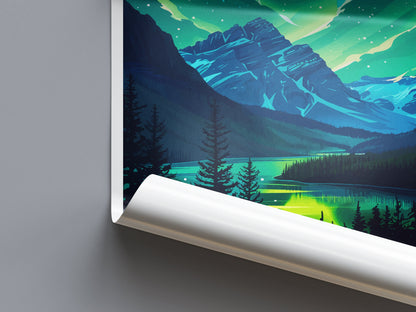 Banff National Park Travel Print Wall Art Banff Wall Hanging Home Décor Banff Gift Art Lovers Canada Art Lover Gift