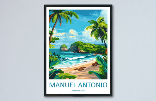 Manuel Antonio Park Travel Print Wall Art Manuel Antonio Wall Hanging Home Décor Costa Rica Gift Art Lovers Wall Art Manuel Antonio Print