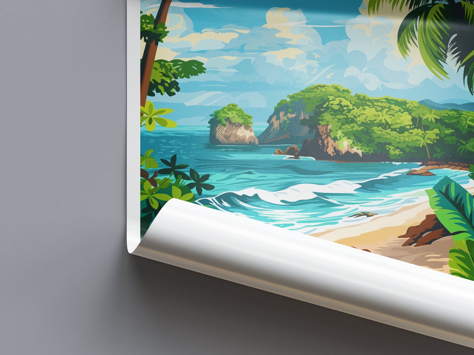 Manuel Antonio Park Travel Print Wall Art Manuel Antonio Wall Hanging Home Décor Costa Rica Gift Art Lovers Wall Art Manuel Antonio Print