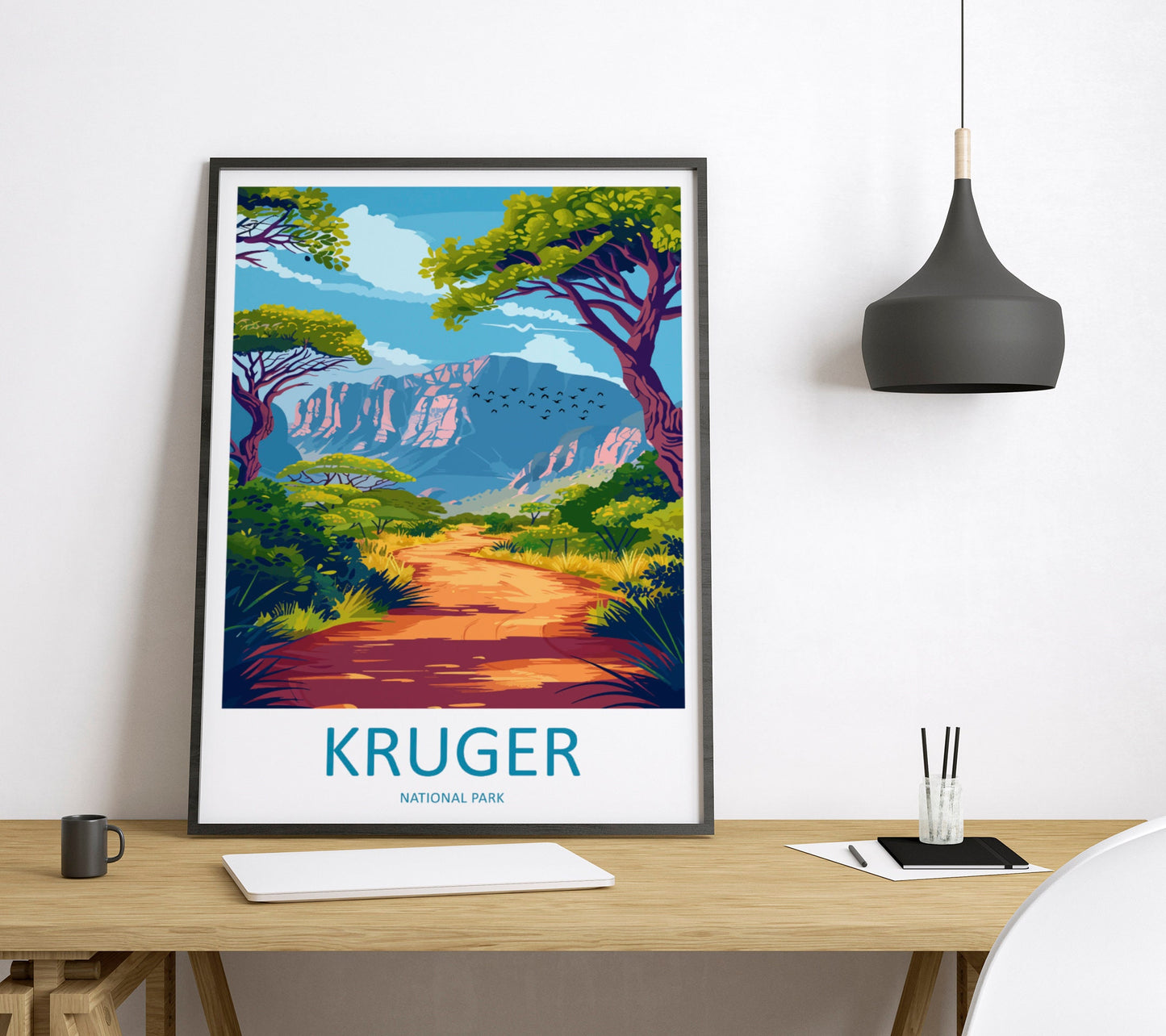 Kruger National Park Travel Print Wall Art Kruger National Park Wall Hanging Home Décor Kruger National Park Gift Art Lovers South Africa