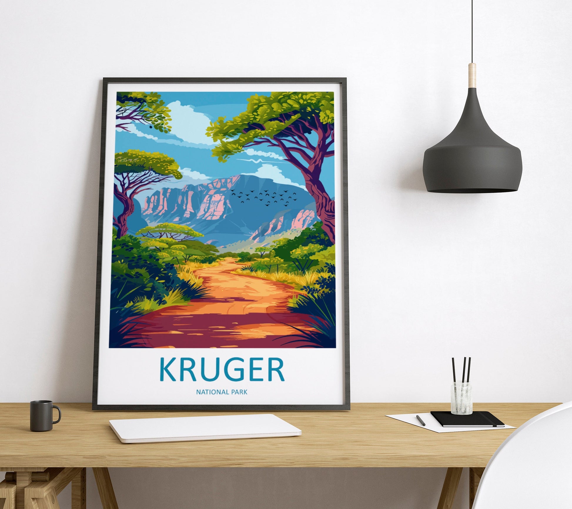 Kruger National Park Travel Print Wall Art Kruger National Park Wall Hanging Home Décor Kruger National Park Gift Art Lovers South Africa