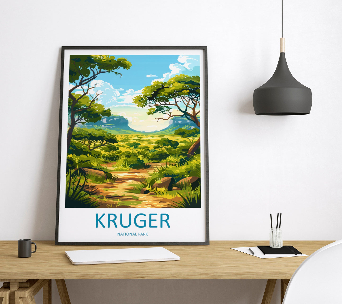 Kruger National Park Travel Print Wall Art Kruger National Park Wall Hanging Home Décor Kruger National Park Gift Art Lovers South Africa