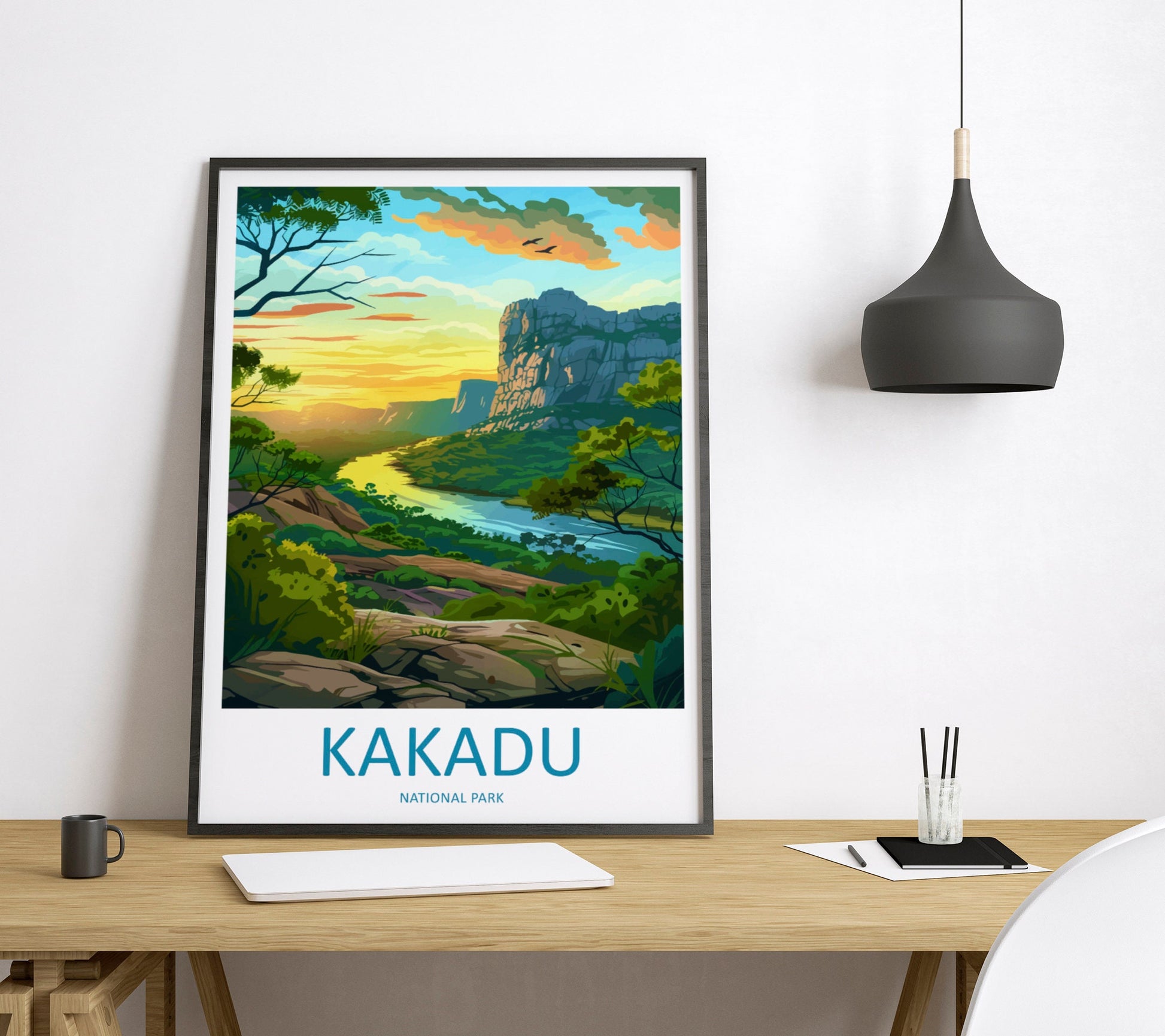Kakadu National Park Travel Print Wall Art Kakadu Wall Hanging Home Décor Kakadu Gift Art Lovers Wall Art Australia Travel Print