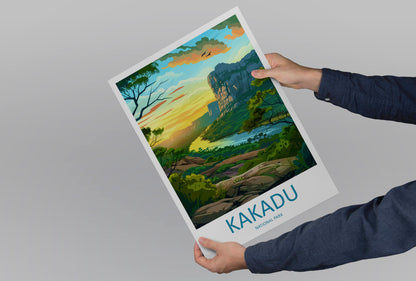 Kakadu National Park Travel Print Wall Art Kakadu Wall Hanging Home Décor Kakadu Gift Art Lovers Wall Art Australia Travel Print