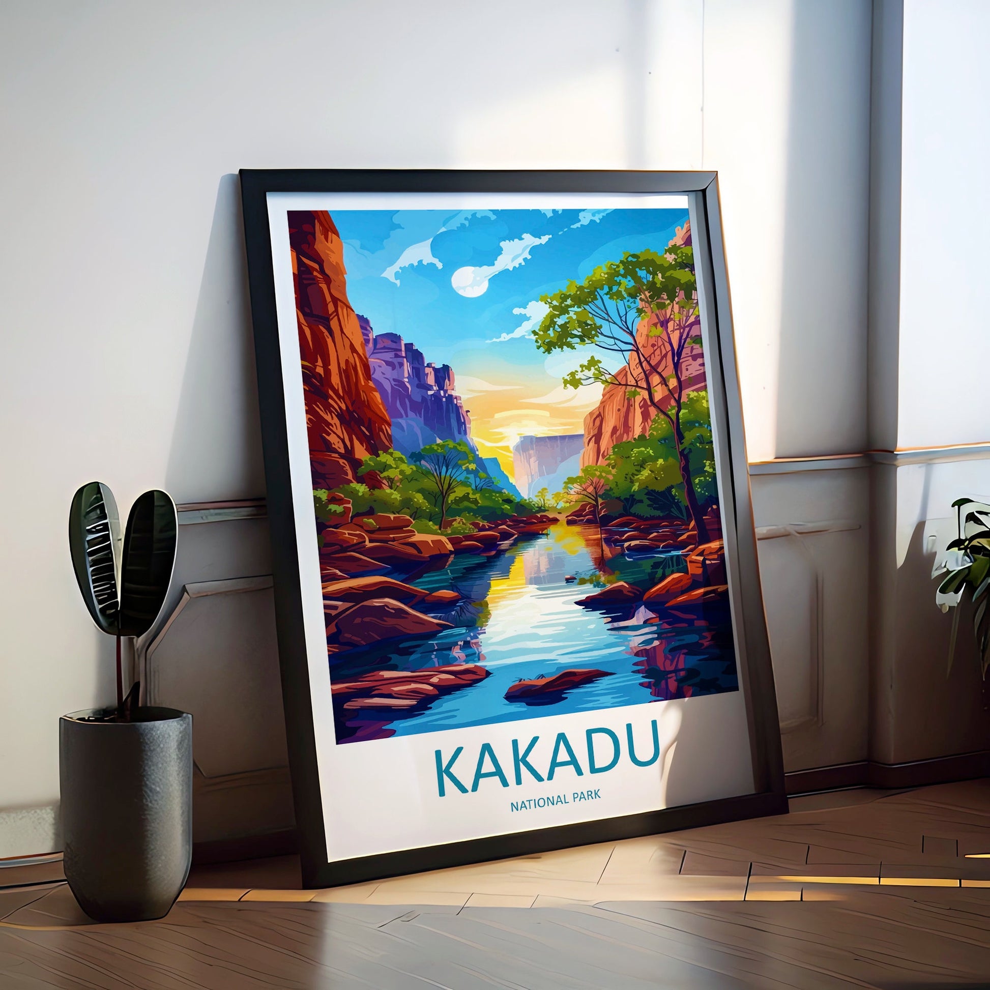 Kakadu National Park Travel Print Wall Art Kakadu Wall Hanging Home Décor Kakadu Gift Art Lovers Wall Art Australia Travel Print