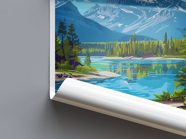 Jasper National Park Travel Print Wall Art Jasper National Park Wall Hanging Home Décor Jasper National Park Gift Art Lovers Canada Art Gift