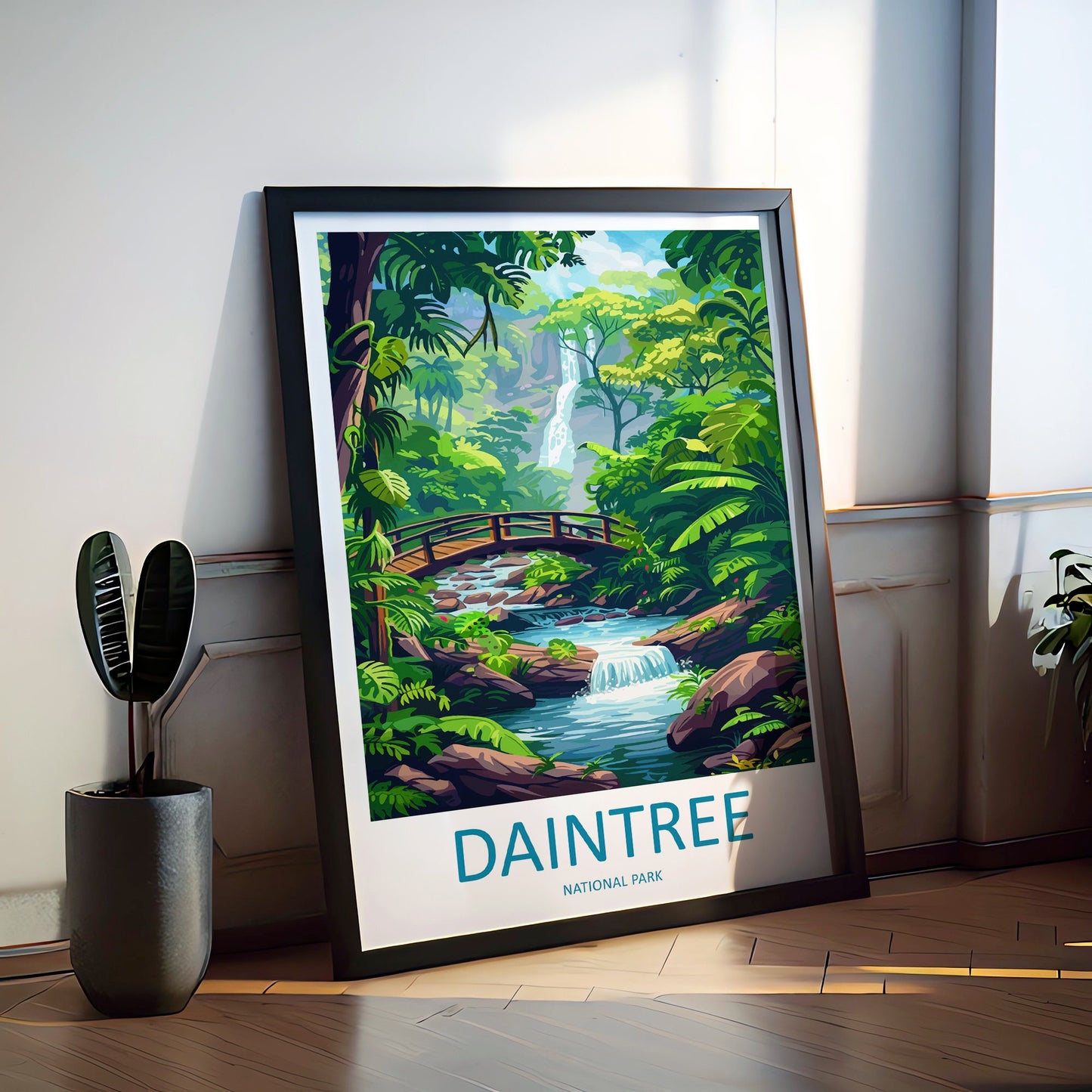 Daintree Travel Print Wall Art Daintree Wall Hanging Home Décor Daintree Gift Art Lovers Wall Art Australia Travel Print Daintree
