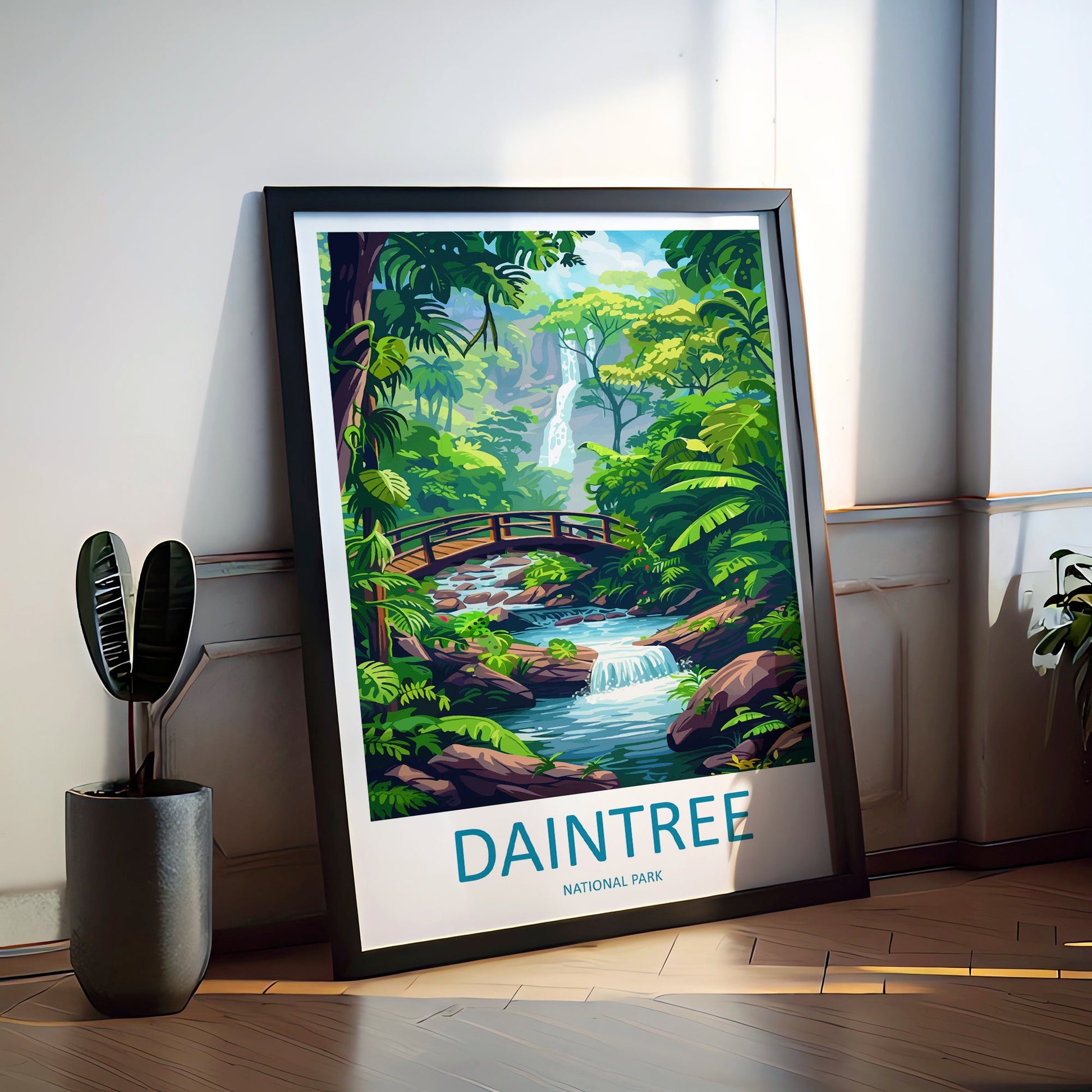 Daintree Travel Print Wall Art Daintree Wall Hanging Home Décor Daintree Gift Art Lovers Wall Art Australia Travel Print Daintree