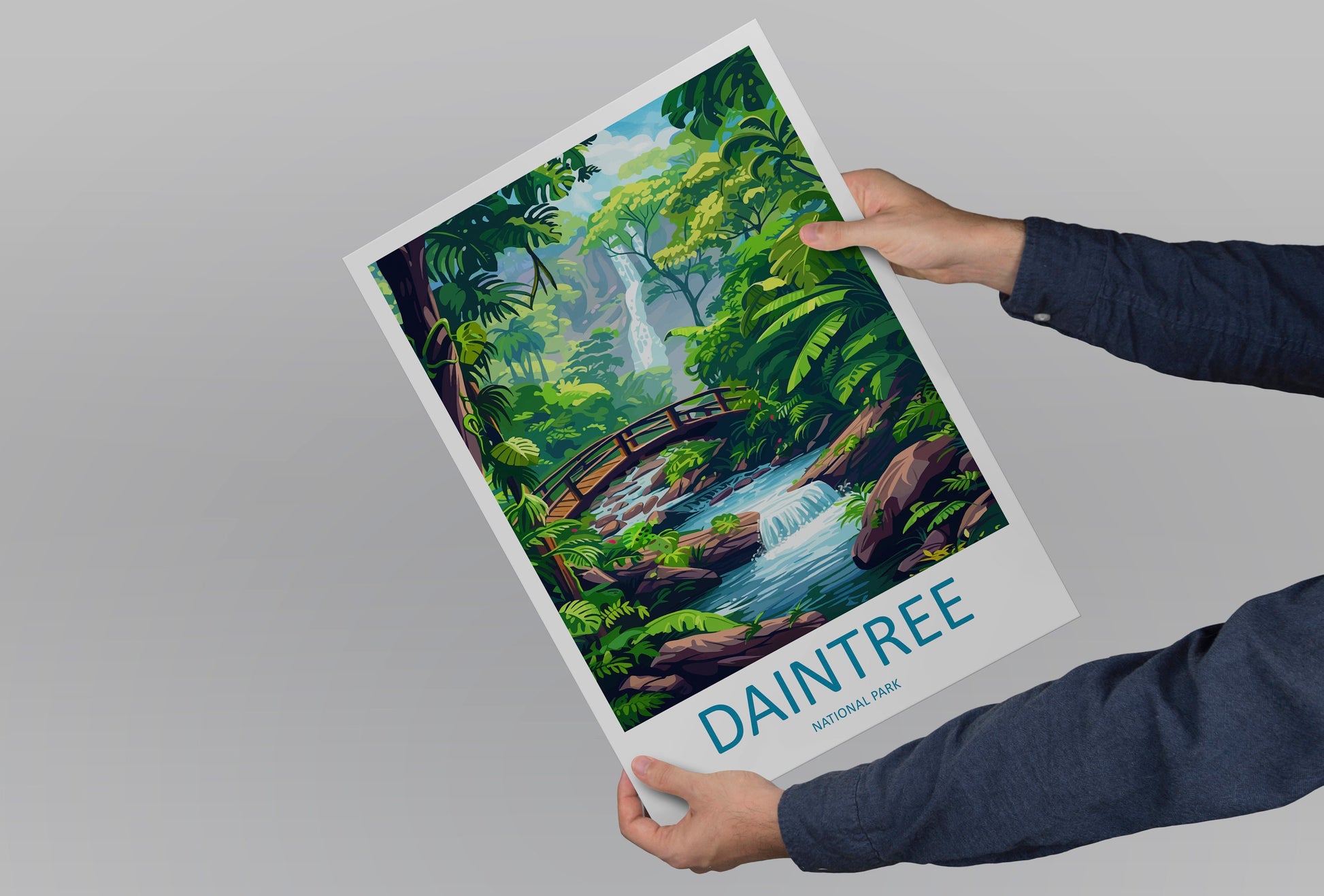 Daintree Travel Print Wall Art Daintree Wall Hanging Home Décor Daintree Gift Art Lovers Wall Art Australia Travel Print Daintree
