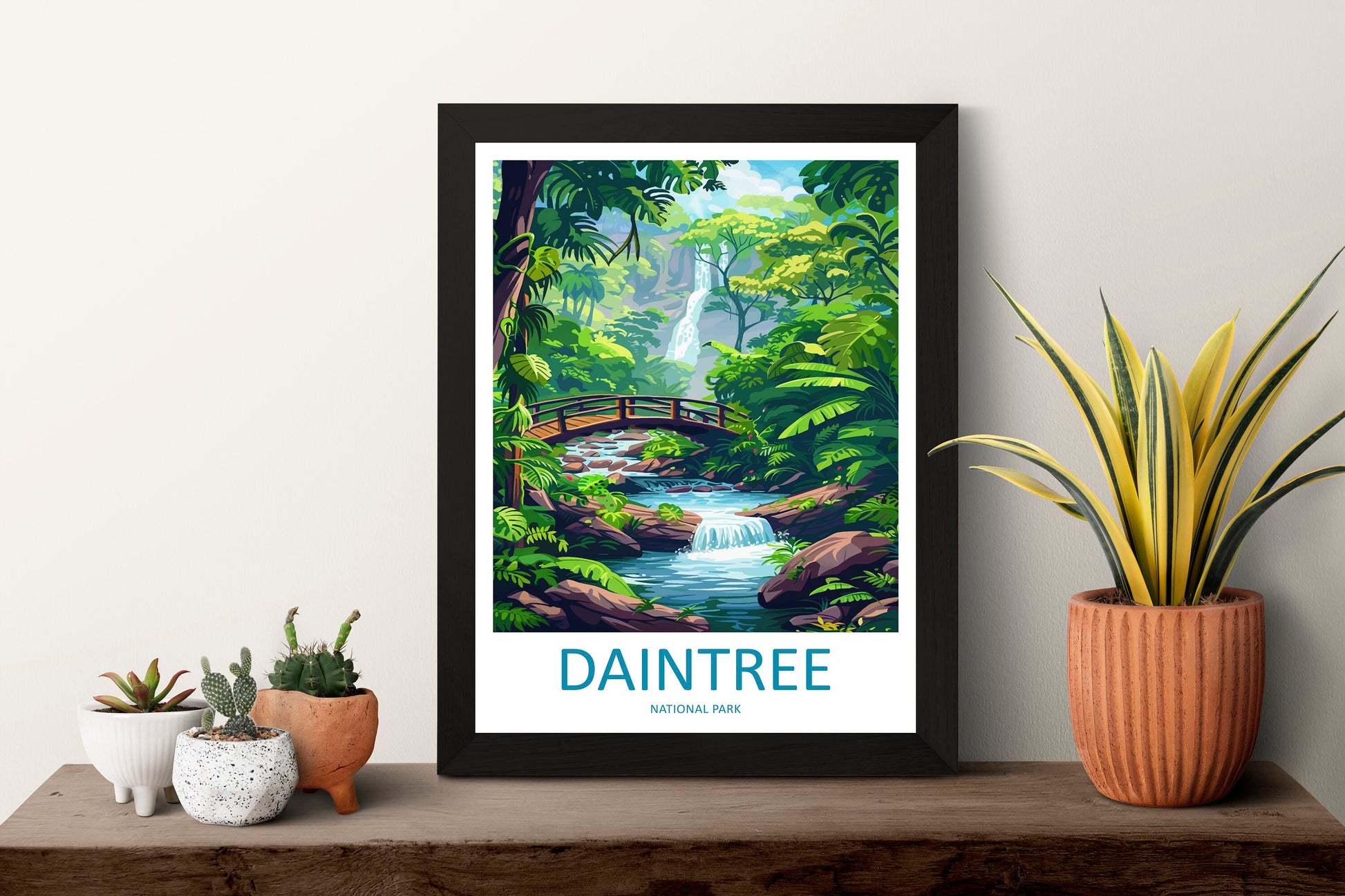 Daintree Travel Print Wall Art Daintree Wall Hanging Home Décor Daintree Gift Art Lovers Wall Art Australia Travel Print Daintree
