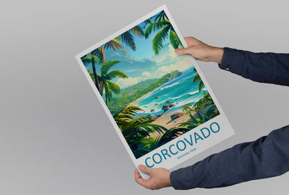 Corcovado National Park Travel Print Wall Art Corcovado Park Wall Hanging Home Décor Corcovado National Park Gift Art Costa Rica