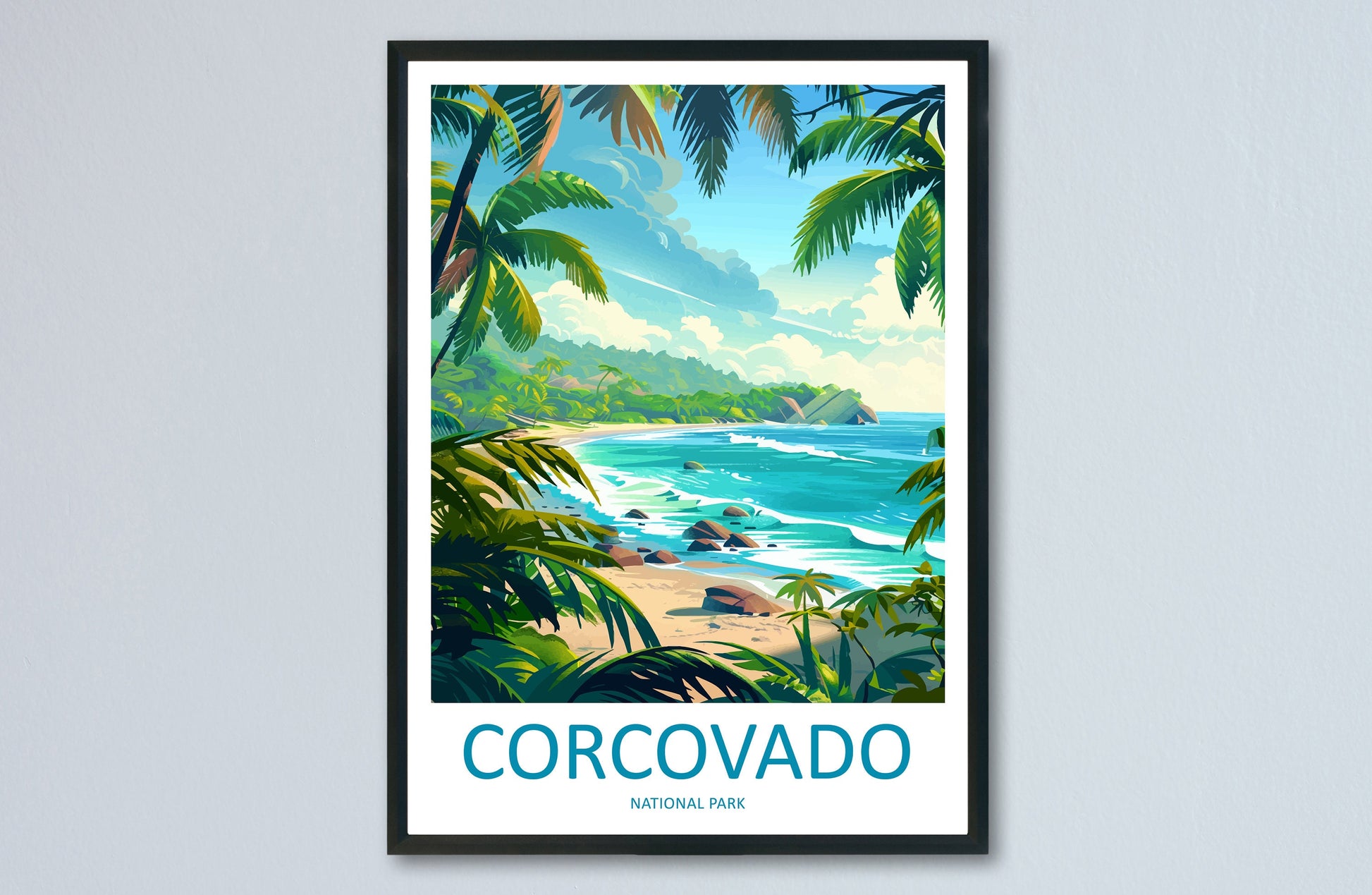 Corcovado National Park Travel Print Wall Art Corcovado Park Wall Hanging Home Décor Corcovado National Park Gift Art Costa Rica