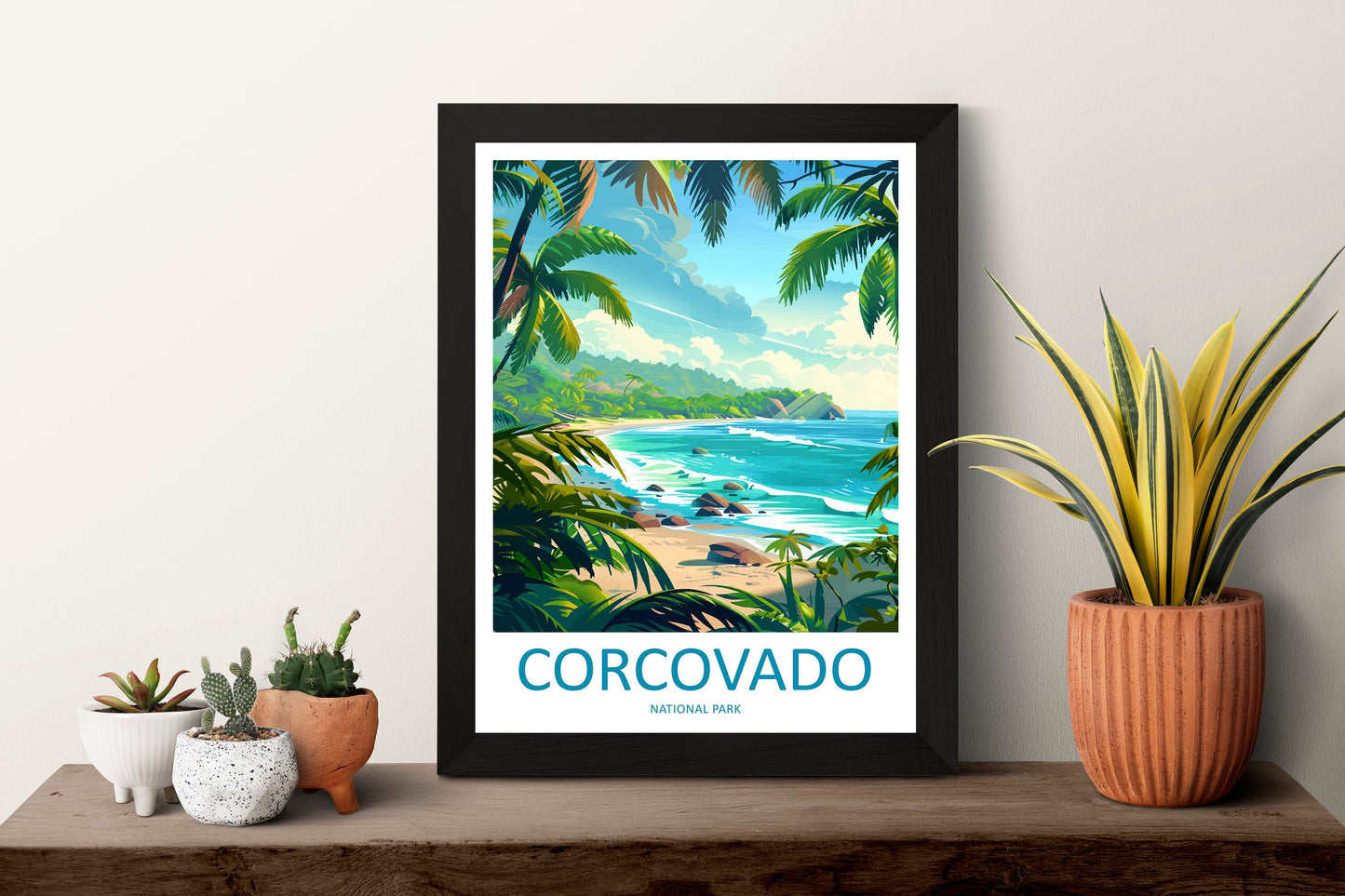 Corcovado National Park Travel Print Wall Art Corcovado Park Wall Hanging Home Décor Corcovado National Park Gift Art Costa Rica