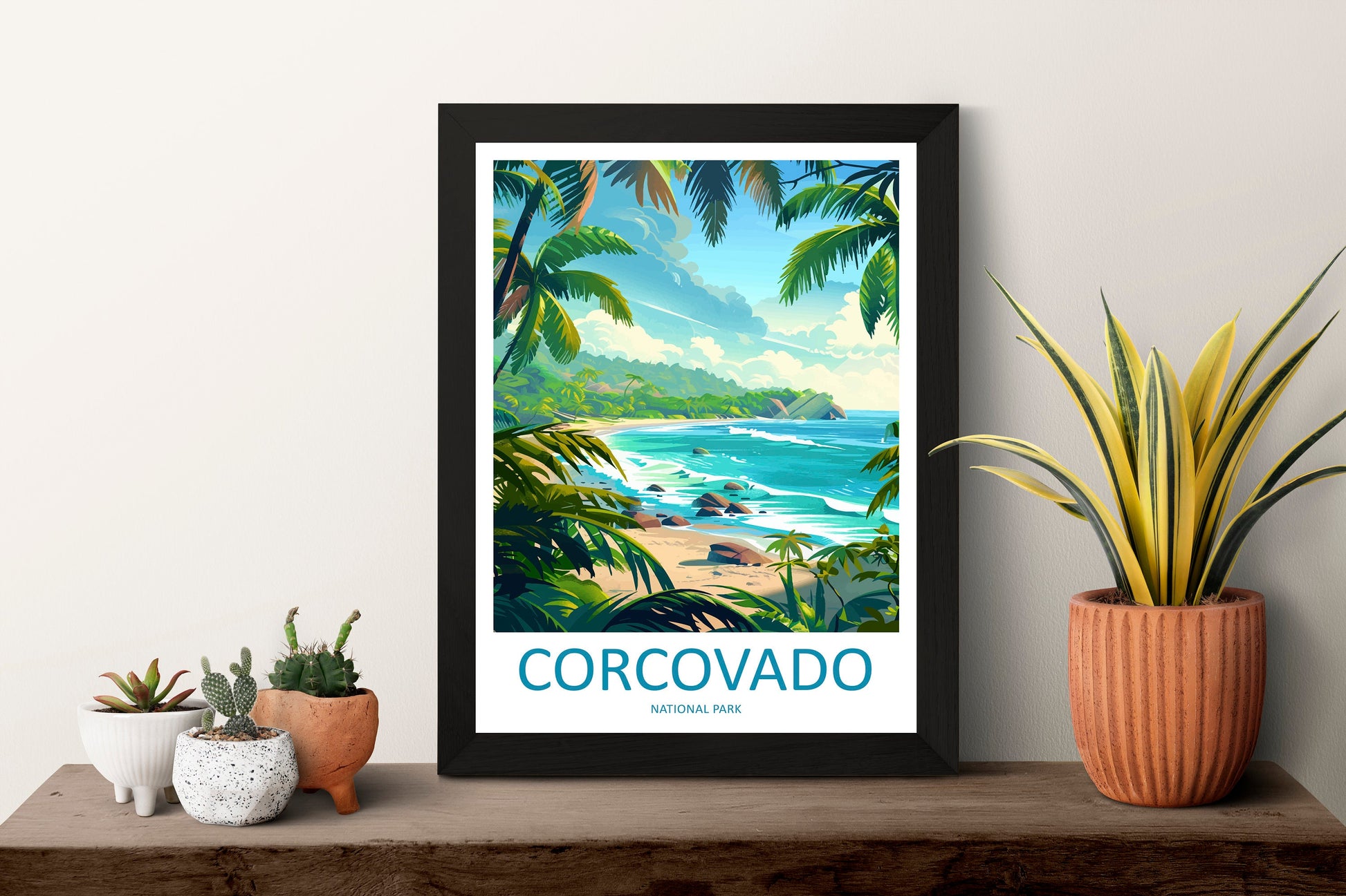Corcovado National Park Travel Print Wall Art Corcovado Park Wall Hanging Home Décor Corcovado National Park Gift Art Costa Rica
