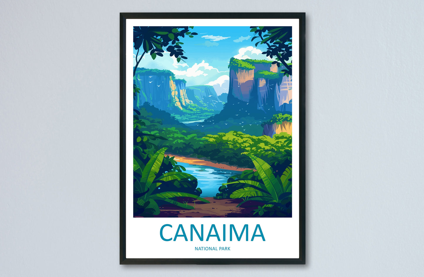 Canaima National Park Travel Print Wall Art Canaima Park Wall Hanging Home Décor Canaima National Park Gift Art Canaima