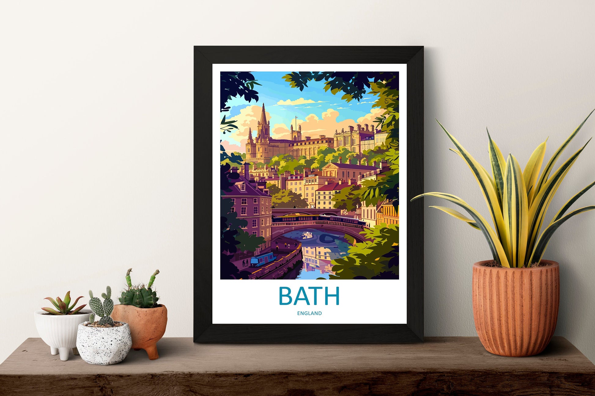 Bath Travel Print Wall Art Bath Wall Hanging Home Décor Bath Gift Art Lovers England Art Lover Gift Bath City England Travel Art Gift
