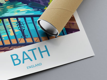 Bath Travel Print Wall Art Bath Wall Hanging Home Décor Bath Gift Art Lovers England Art Lover Gift Bath City England Travel Art Gift