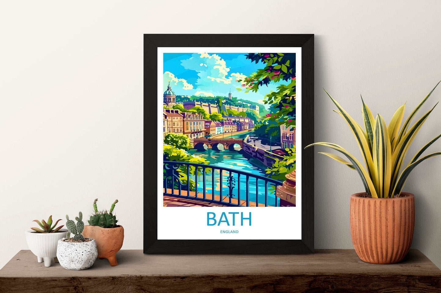 Bath Travel Print Wall Art Bath Wall Hanging Home Décor Bath Gift Art Lovers England Art Lover Gift Bath City England Travel Art Gift