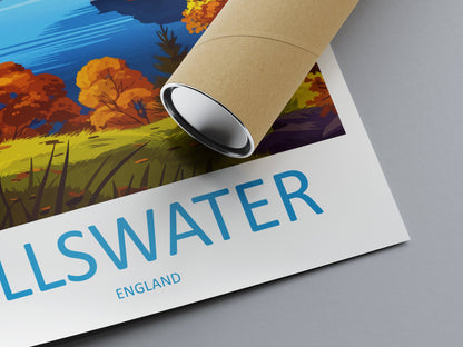 Ullswater Travel Print Wall Art Ullswater Wall Hanging Home Decoration Ullswater Gift Art Lovers Wall Art Print Art Ullswater Travel Art