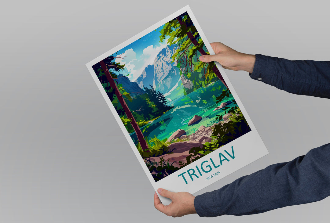 Triglav Travel Print Triglav Home Décor Slovenia Art Print Triglav Wall Print For Triglav Gift Wall Hanging Triglav Artwork Décor Hanging