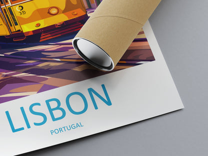 Lisbon Travel Print Wall Art Lisbon Wall Hanging Home Décor Lisbon Gift Art Lovers Portugal Art Lover Gift Lisbon Poster