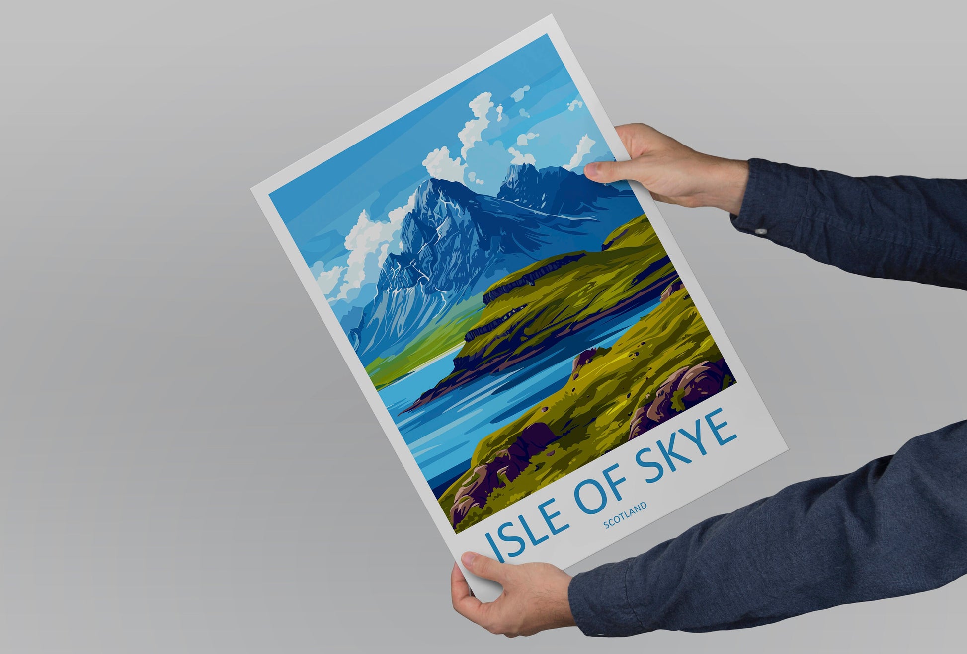 Isle of Skye Print Isle of Skye Home Decor Landscape Art Print Isle of Skye Wall Art for Scotland Enthusiast Gift Wall Hanging Isle of Skye
