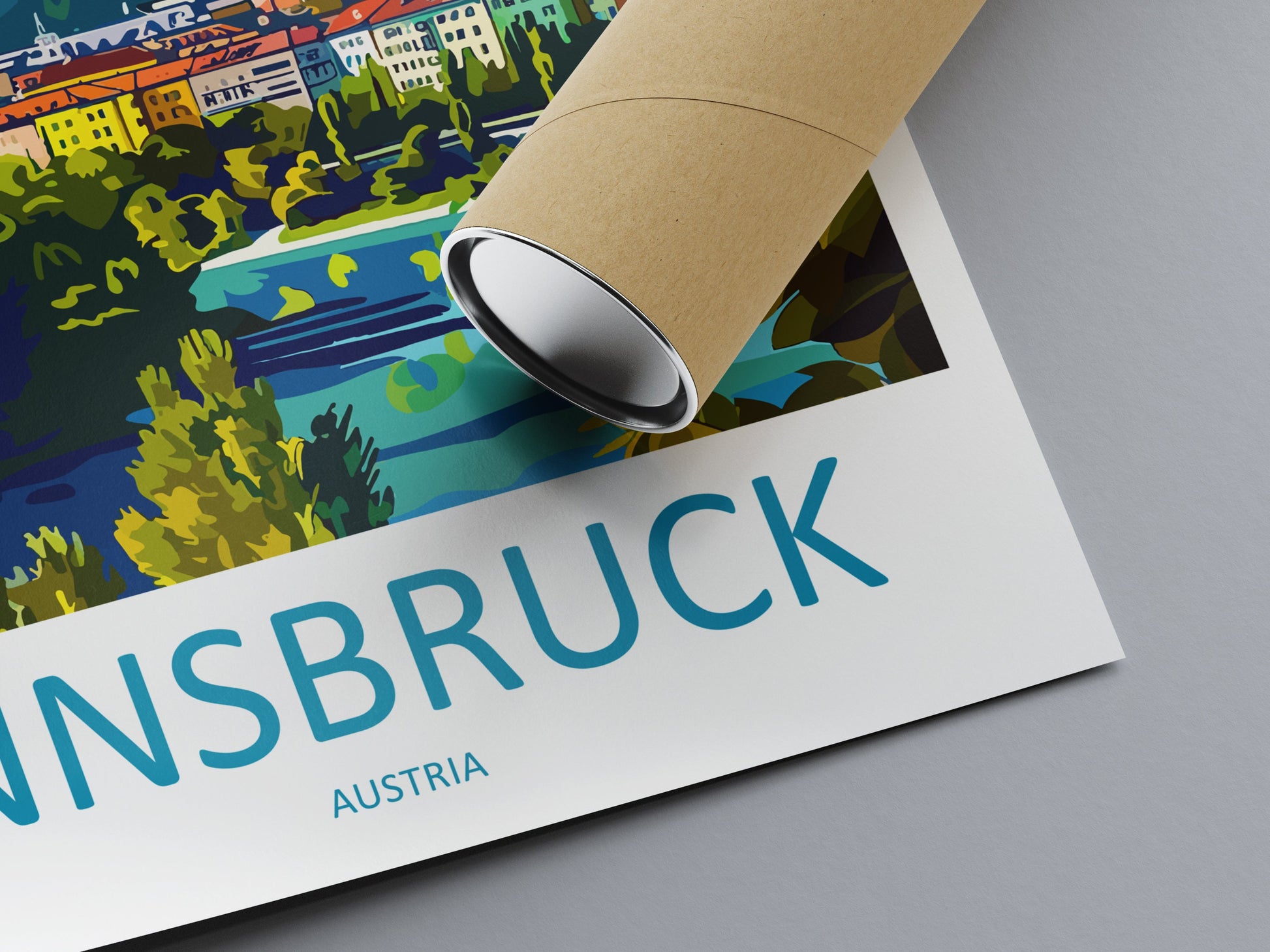Innsbruck Print Innsbruck Home Decor Landscape Art Print Innsbruck Wall Art for Austria Enthusiast Gift Wall Hanging Innsbruck Austria Print