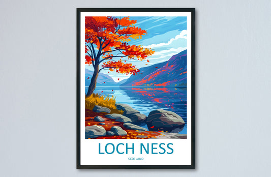 Loch Ness Print Loch Ness Home Décor Landscape Art Print Loch Ness Wall Art for Scotland Enthusiast Gift Wall Hanging Loch Ness Scotland Art